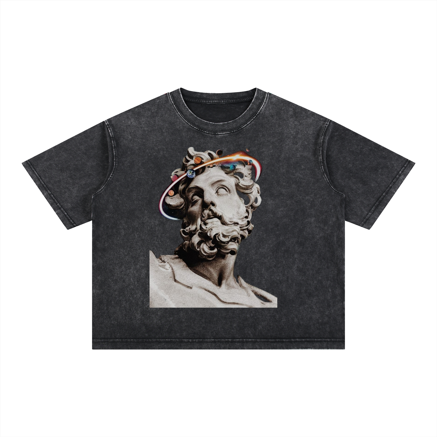 Mineral Wash Boxy Cotton T-Shirt