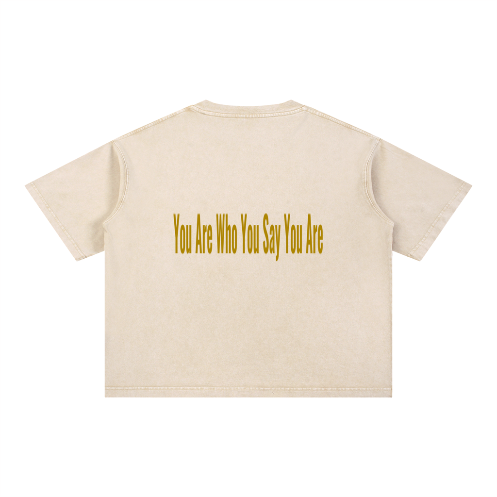 Mineral Wash Boxy Cotton T-Shirt